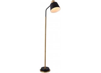 Торшер LDF 5525 BK+GD