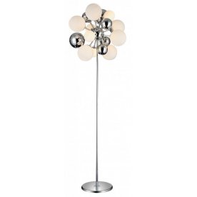Торшер LDF 8565-10/16 CHR+GY