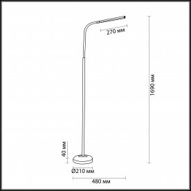 Торшер Haruko 3754/6FL
