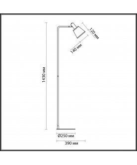 Торшер Marcus 3638/1F