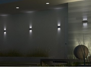 Уличный настенный светильник 358564