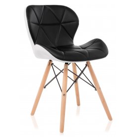 Деревянный стул PC-027 black / white