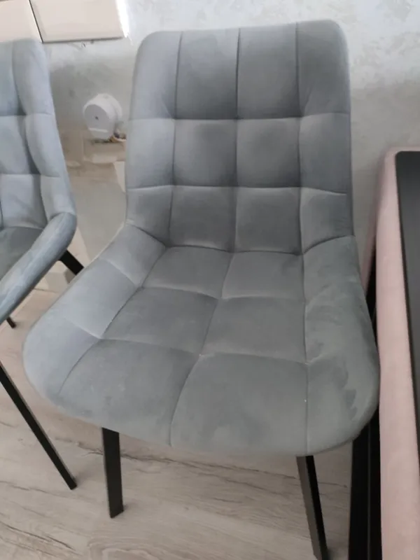 Комплект стульев Стронг 4 шт темно-серый / черный фото покупателя 64