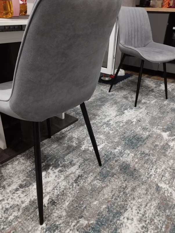 Стул на металлокаркасе Седа К velvet lux 76 / черный фото покупателя 23