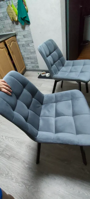 Комплект стульев Стронг 4 шт темно-серый / черный фото покупателя 136