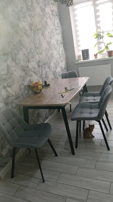 Комплект стульев Стронг 4 шт темно-серый / черный фото покупателя 118