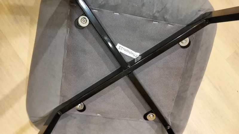 Комплект стульев Стронг 4 шт темно-серый / черный фото покупателя 163