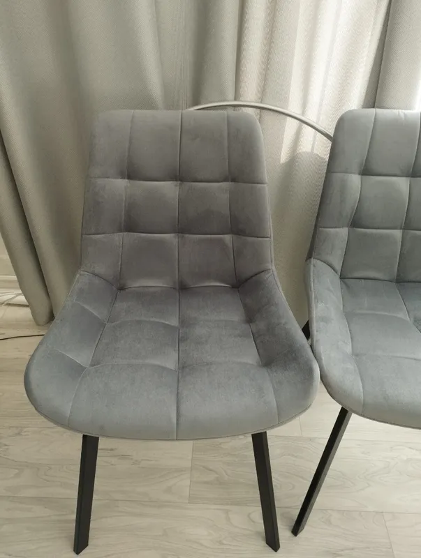 Комплект стульев Стронг 4 шт темно-серый / черный фото покупателя 109