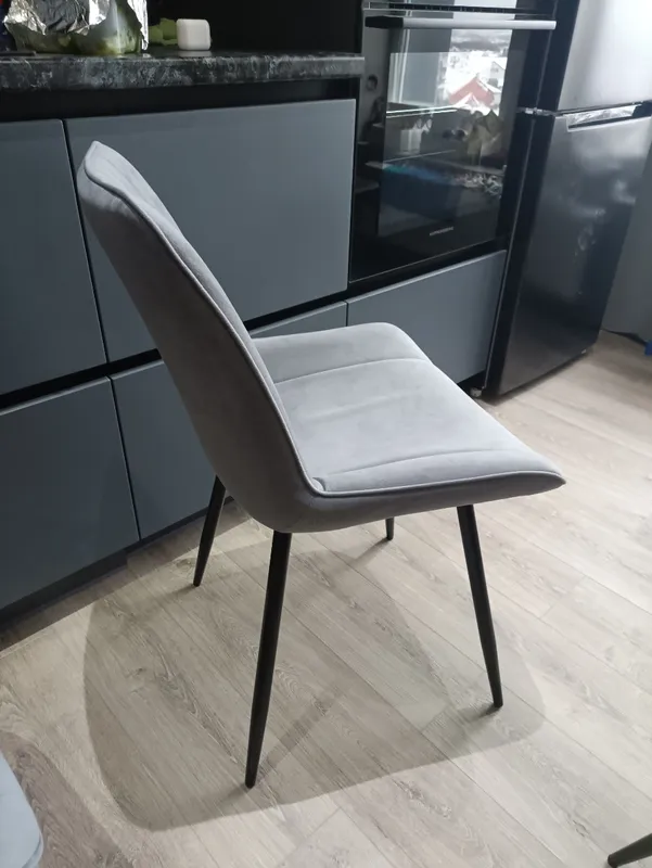 Стул на металлокаркасе Седа К velvet lux 76 / черный фото покупателя 32