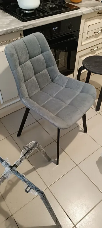 Комплект стульев Стронг 4 шт темно-серый / черный фото покупателя 145