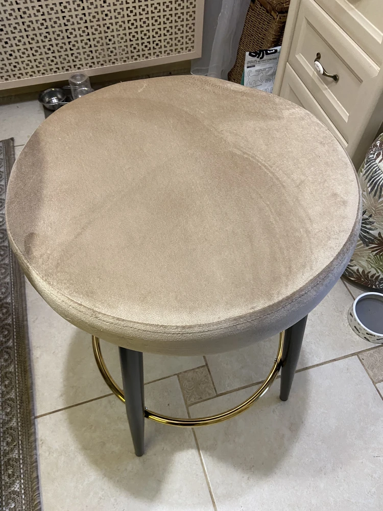 Барный стул Plato dark beige фото покупателя 3