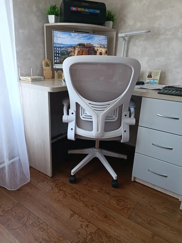 Компьютерное кресло Konfi pink / white фото покупателя 7