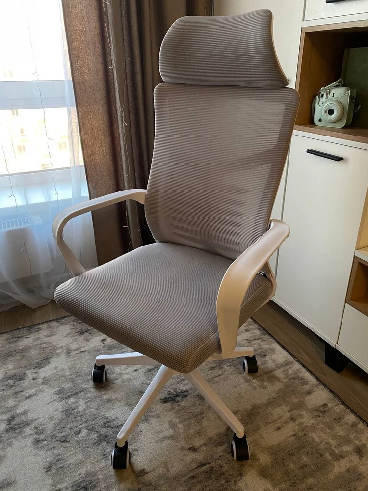 Компьютерное кресло Montana light gray / white фото покупателя 11