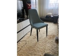 Стул на металлокаркасе Kora dark gray / black фото покупателя 174