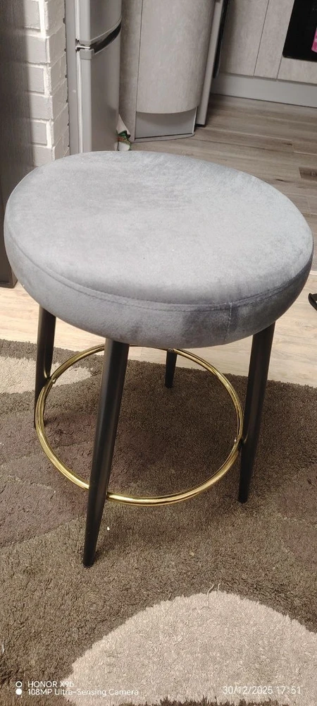 Барный стул Plato white fabric фото покупателя 19