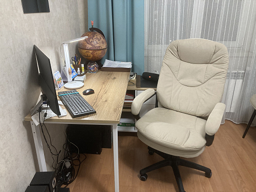 Компьютерное кресло Comfort Lux/Комфорт Люкс серый фото покупателя 77