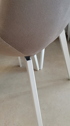 Стул на металлокаркасе Челси морская волна / черный фото покупателя 47