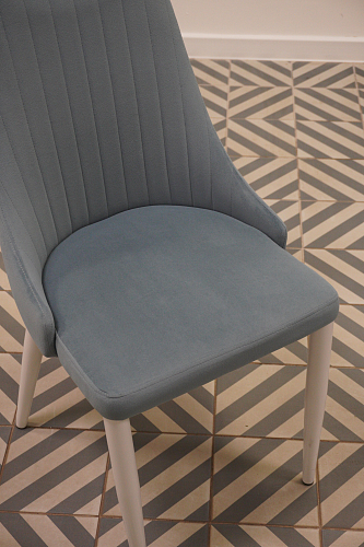 Стул на металлокаркасе Kora black / gray из шоурума 1