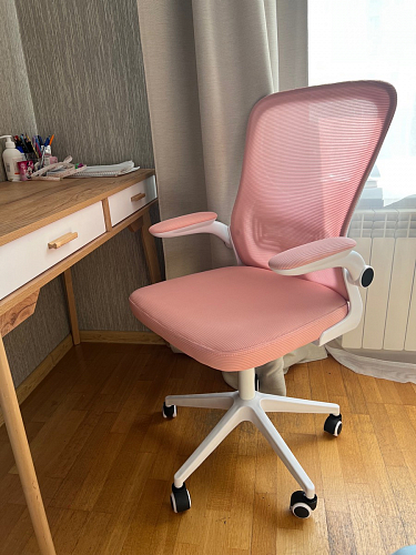 Компьютерное кресло Konfi dark gray / pink / white фото покупателя 79