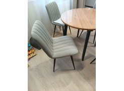 Стул на металлокаркасе Дани темно-серый / белый фото покупателя 42