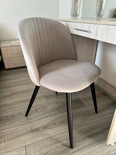 Стул на металлокаркасе Gabi gray / black фото покупателя 789