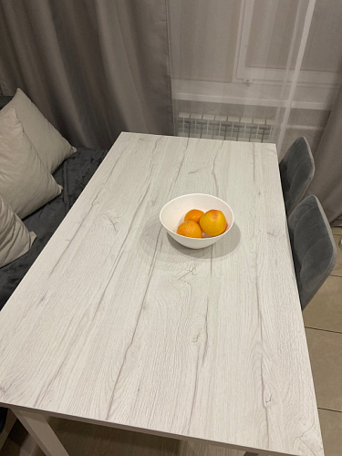 Деревянный стол Лота Лофт 140х80 дуб крафт табачный / черный матовый фото покупателя 670