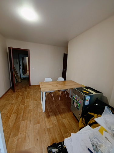 Деревянный стол Лота Лофт 140х80 дуб крафт табачный / черный матовый фото покупателя 517