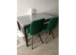 Стул на металлокаркасе Чилли светло-серый / черный фото покупателя 195