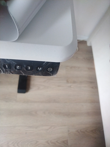 Компьютерный стол Маркос с механизмом подъема 120х75х75 орех кантри / белый фото покупателя 51