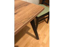 Стол Тринити Лофт 120 32 мм бетон / черный матовый фото покупателя 465