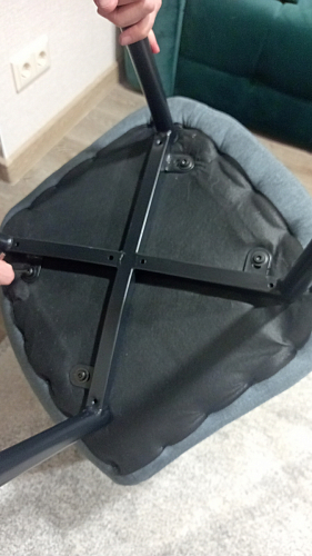 Стул на металлокаркасе Lilu pink / black фото покупателя 50