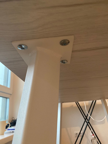 Стол Тринити Лофт 120 25 мм черный матовый / дуб делано темный фото покупателя 156