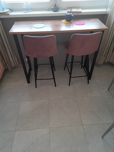 Барная стойка Дилан Лофт 120х50х90 бетон фото покупателя 134