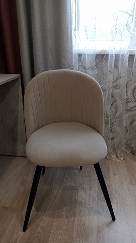 Стул на металлокаркасе Gabi wine red / black фото покупателя 792