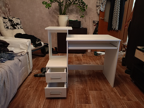 Компьютерный стол Джаз-24 левый венге фото покупателя 147