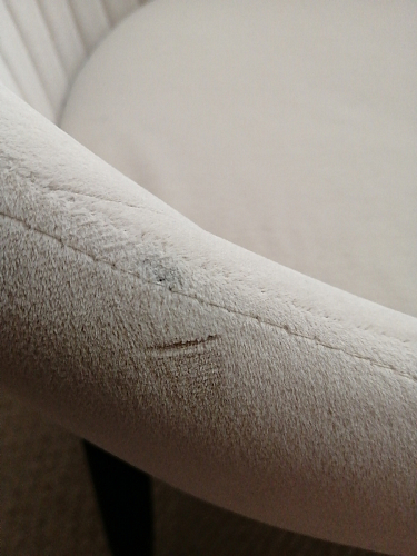 Стул на металлокаркасе Kora 1 light blue / white / black фото покупателя 19