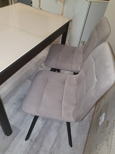 Стул Чилли 2 темно-серый  / черный фото покупателя 999