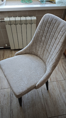 Стул на металлокаркасе Kora dark gray / black фото покупателя 408