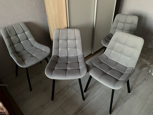 Комплект стульев Стронг 4 шт латте / черный фото покупателя 194