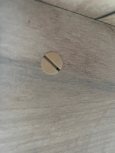 Письменный стол Комфорт 12.71 дуб золотой craft / белая аляска  - Уцененный экземпляр фото покупателя 8