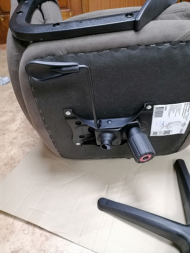 Компьютерное кресло Comfort Lux/Комфорт Люкс серый фото покупателя 122