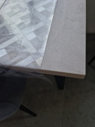 Стол Лота Лофт 120 32 мм бетон / черный матовый фото покупателя 7