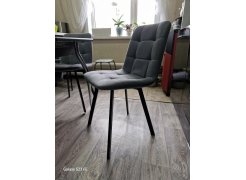 Стул на металлокаркасе Чилли светло-серый / черный фото покупателя 537