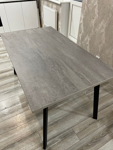 Стол Тринити Лофт 120 32 мм дуб галифакс табако / черный матовый фото покупателя 258