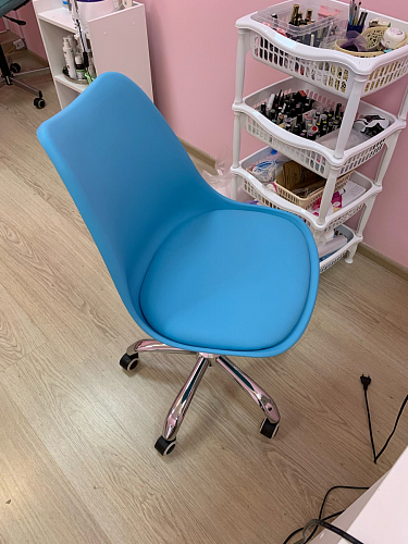 Компьютерное кресло Kolin с подушкой clear / white фото покупателя 296