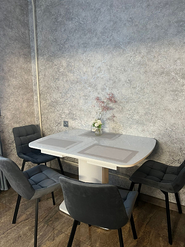 Стул на металлокаркасе Челси бежевый / белый каркас фото покупателя 221