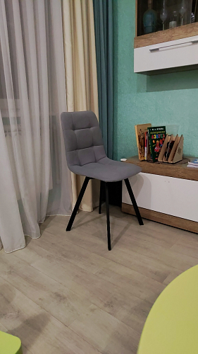 Стул на металлокаркасе Чилли бирюзовый / черный фото покупателя 1238