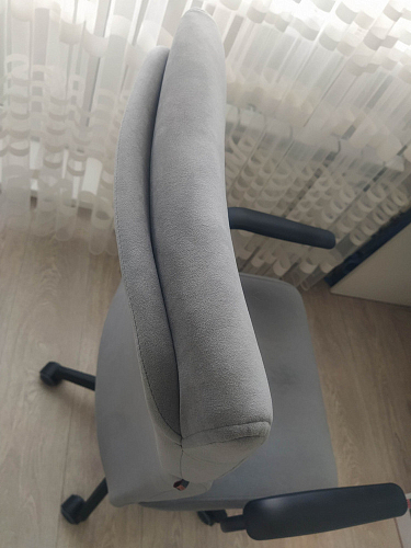 Компьютерное кресло Benefit/Бенефит флок бежевый 7 фото покупателя 66