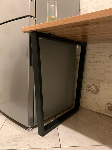 Стол Лота Лофт 120 32 мм бетон / черный матовый фото покупателя 448