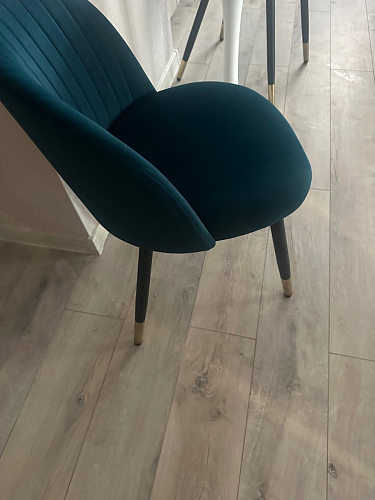 Стул на металлокаркасе Gabi 1 dark gray / black фото покупателя 586